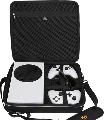 حقيبة سفر تخزين صلبة من Aproca، لوحدة التحكم الرقمية بالكامل للألعاب Microsoft Xbox Series S ووحدة التحكم اللاسلكية Xbox in Saudi Arabia
