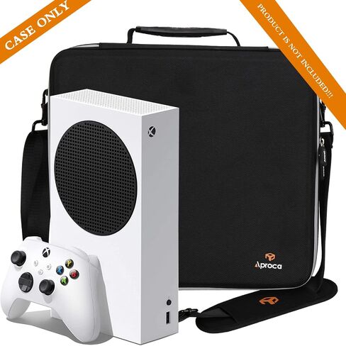 حقيبة سفر تخزين صلبة من Aproca، لوحدة التحكم الرقمية بالكامل للألعاب Microsoft Xbox Series S ووحدة التحكم اللاسلكية Xbox in Saudi Arabia