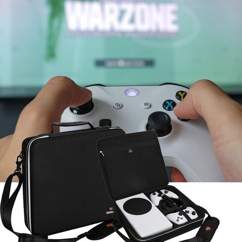 حقيبة سفر تخزين صلبة من Aproca، لوحدة التحكم الرقمية بالكامل للألعاب Microsoft Xbox Series S ووحدة التحكم اللاسلكية Xbox in Saudi Arabia