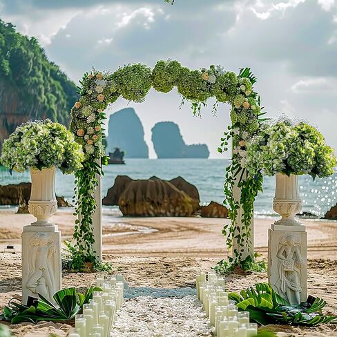 10PCS Fake Hydrangea Full Artificial Flowers Hydrangea Bouquet Faux Flower Centerpieces for Tables Home Wedding Bridal Bouquet Office Party DIY Floral Decor in Saudi Arabia