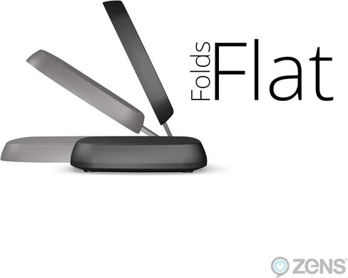 حامل شاحن لاسلكي من ZENS، لوحة شحن Qi محسنة من Apple وقابلة للتعديل تتميز بقاعدة فائقة السرعة بقدرة 15 وات، وتدعم الشحن السريع من سامسونج والشحن السريع من Apple in Kuwait