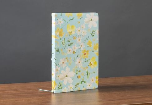 Eccolo Lined Journal Notebook, Flexi-Cover, Medium, Daisy Notes, 256 Pages, Ruled, 5.5-x-8.25 inches in Kuwait