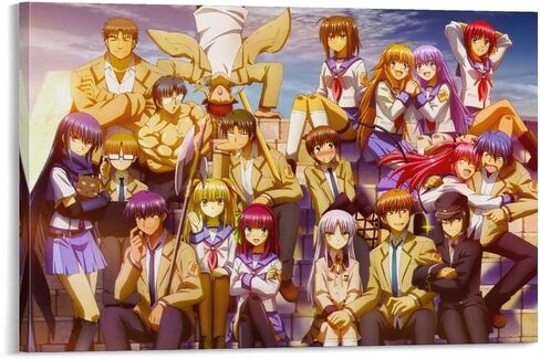 Canvas Prints Angel Beats Anime Posters Wall Paintings Hippie Room Decor Canvas Art Poster And Wall Art Picture Print Modern Family Bedroom Decor Posters 16x24inch(40x60cm) in Saudi Arabia