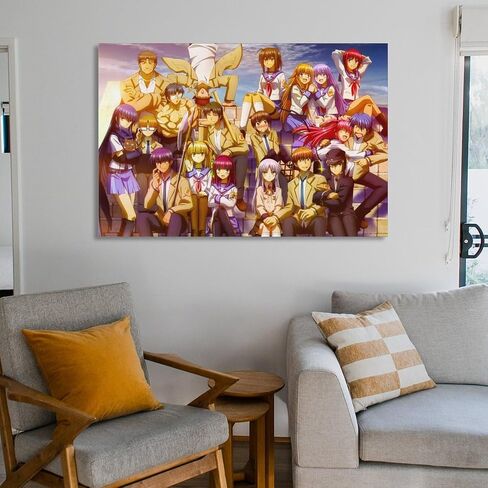 Canvas Prints Angel Beats Anime Posters Wall Paintings Hippie Room Decor Canvas Art Poster And Wall Art Picture Print Modern Family Bedroom Decor Posters 16x24inch(40x60cm) in Saudi Arabia