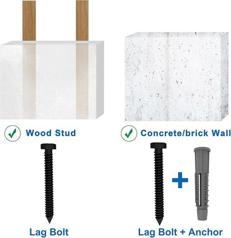 تتضمن مجموعة أدوات التثبيت على الحائط العالمية من FORGING MOUNT براغي M5 M6، وغسالات، ومفتاح ألين، ومسامير متخلفة ومثبتات جدارية خرسانية، متوافقة مع معظم أجهزة التلفزيون المسطحة/المنحنية/حامل الشاشة in Kuwait