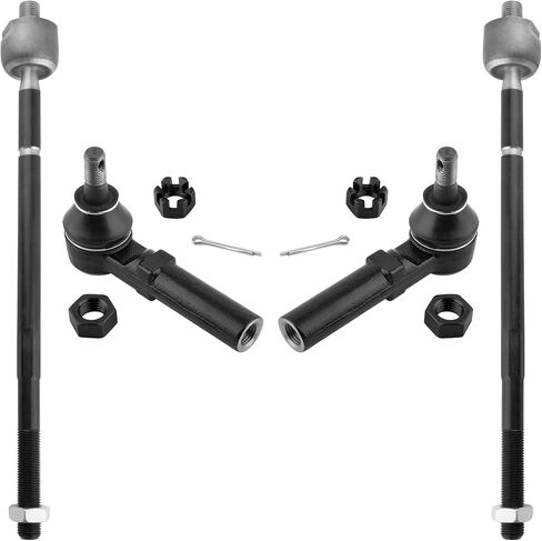 ES3401 EV362 Front Inner & Outer Tie Rod Ends for Chrysler Town & Country Dodge Caravan Grand Caravan Plymouth Voyager 1996 1997 1998 1999 2000, Pack of 4 in Saudi Arabia