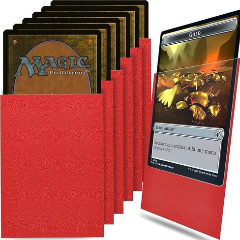 1000 قطعة من أغلفة بطاقات MTG السوداء لبطاقات التداول، وأكمام واقيات بطاقات غير لامعة لبطاقات البيسبول، وبطاقات الألعاب، والبطاقات الرياضية 2.5 بوصة * 3.5 بوصة 66 × 91 مم in Kuwait
