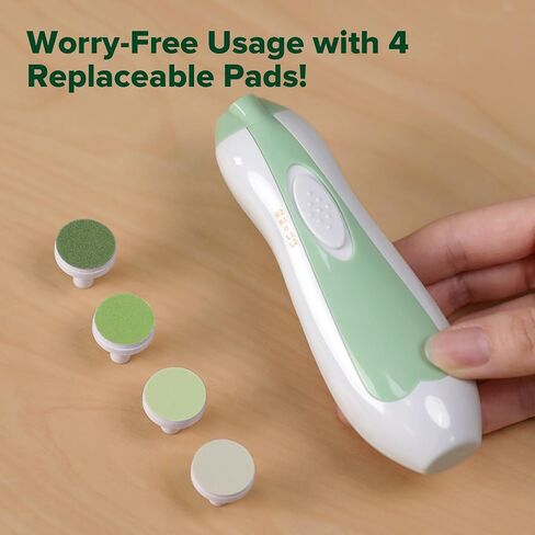 haakaa Electric Nail Trimmer Replacement Pads Baby Nail Trimmer Heads for Standard Baby Nail File, 4pcs in Saudi Arabia