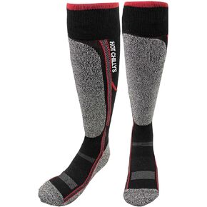 Hot Chillys Youth Elite Heat Mid Volume Socks | Lightweight Thermal Socks for Winter Sports, Hiking, and Outdoor Activities