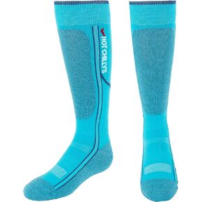 Hot Chillys Youth Elite Heat Mid Volume Socks | Lightweight Thermal Socks for Winter Sports, Hiking, and Outdoor Activities