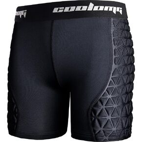 COOLOMG Women Padded Softball Sliding Shorts Compression Baseball Slider Short