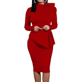 TOPONSKY Women Club Ruffle Party Cocktail Formal Dress