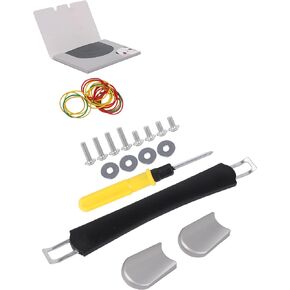 Bstinay 6.88 Inch Length B001 Luggage Flexible Spare Strap Handle Grip Replacement w/Screws