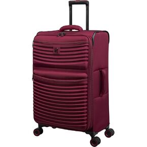 it luggage Precursor 28" Softside Checked 8 Wheel Expandable Spinner, Charcoal