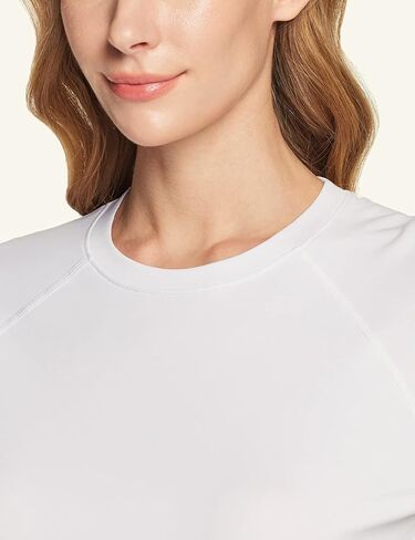 ATHLIO 2 Pack Women's Long Sleeve Rashguard Swim Shirts, UPF 50+ UV/Sun Protection Shirts, Cool Dry Summer Water T-Shirt in Kuwait