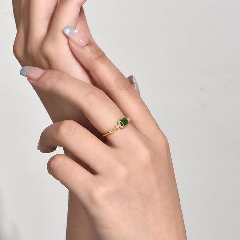 خواتم ذهبية للنساء من الفضة الإسترليني خواتم زركونيا مكعبة قابلة للتعديل خواتم أنيقة لحفلات الزفاف والخطوبة هدية لها in Kuwait