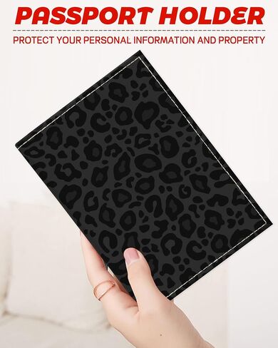 Leather Passport Holder Travel Wallet for Men & Women,Personalized Card Case Cover,Purple Floral in Saudi Arabia