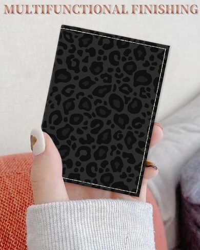 Leather Passport Holder Travel Wallet for Men & Women,Personalized Card Case Cover,Purple Floral in Saudi Arabia