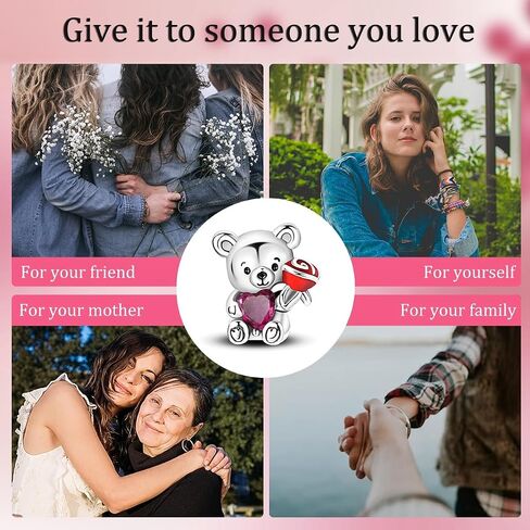 Parmuz 925 Sterling Silver Charm for Bracelets Dog Evil Eye Travel Love Mom Dangle Charms for European Bracelets Necklace Pendant Beads Jewelry Gift for Woman Teen Girls Daughter… in Saudi Arabia
