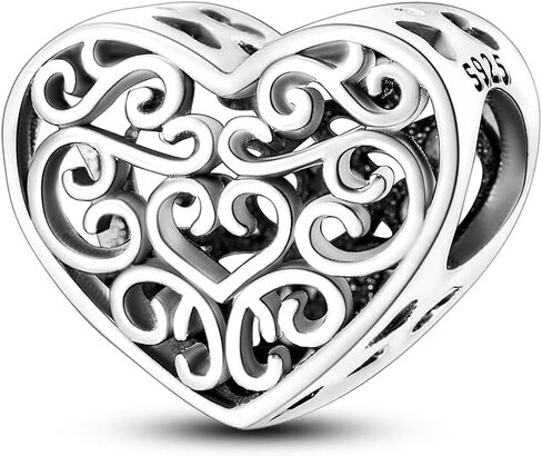 Parmuz 925 Sterling Silver Charm for Bracelets Dog Evil Eye Travel Love Mom Dangle Charms for European Bracelets Necklace Pendant Beads Jewelry Gift for Woman Teen Girls Daughter… in Saudi Arabia
