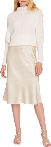 Club Monaco Women's Silk Charmeuse Midi Skirt in Saudi Arabia