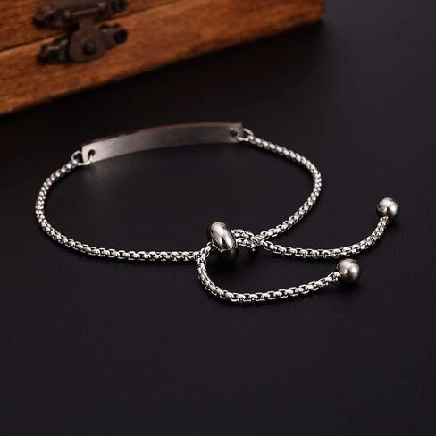 Dainty Cuff Bracelet - I CAN AND I WILL - Encouraging Gifts Jewelry for Women Mantra Gift for Her in Kuwait