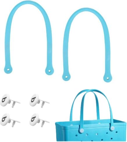 ابيكيت احزمة بديلة لحقيبة المستنقع، مقابض بديلة مع 4 ازرار كبس بديلة لحقيبة الشاطئ المطاطية، حزام بديل لحقيبة الشاطئ من مادة ايفا، مجموعة اصلاح شنطة شاطئ بوج (الافطار في تيفاني) in Kuwait