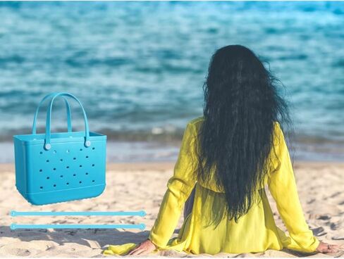 ابيكيت احزمة بديلة لحقيبة المستنقع، مقابض بديلة مع 4 ازرار كبس بديلة لحقيبة الشاطئ المطاطية، حزام بديل لحقيبة الشاطئ من مادة ايفا، مجموعة اصلاح شنطة شاطئ بوج (الافطار في تيفاني) in Kuwait