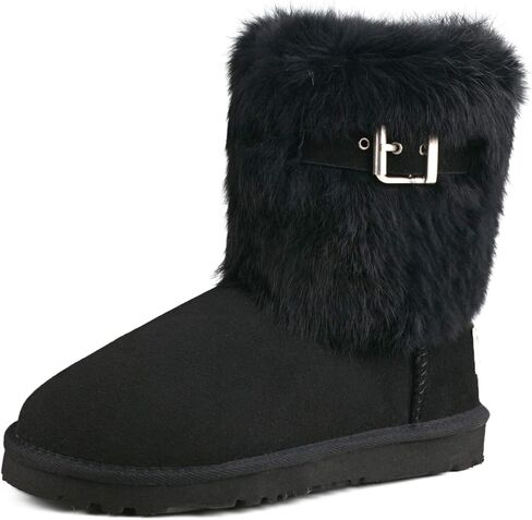 AUSLAND Women's Mid-Calf Sheepskin Short Boots 913030 in Kuwait