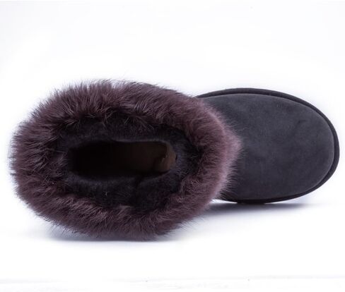 AUSLAND Women's Mid-Calf Sheepskin Short Boots 913030 in Kuwait