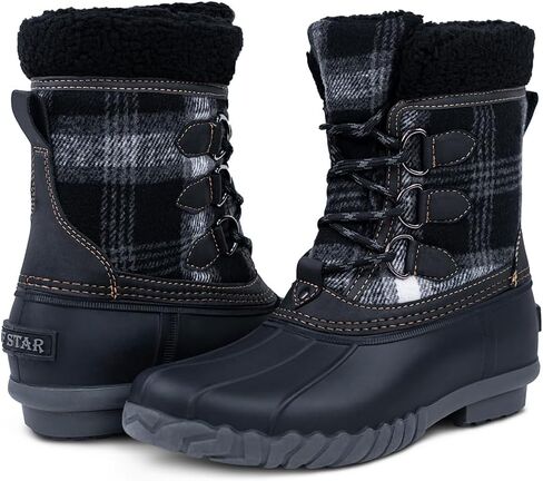 TF STAR women warm outdoor winter snow boots,fashion comfortable rain duck boots for women in Kuwait