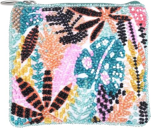 Bamboo Trading Tropical Burst Essential Pouch Handbag, Women, Travel Accessory, Multicolor, Wallets in Saudi Arabia