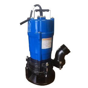 Tsurumi Pump HSD2.55S 2" 3/4HP Heavy Duty Submersible Trash Pump, Blue