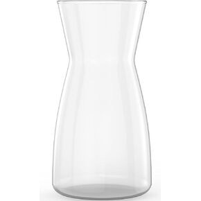 8 inch Premium Quality Vase - Clear Vase, Crystal Glass Flower Vase for Rustic Home Decor, Decorative Vases for Flowers for Modern Farmhouse, Glass Vase Ideal for Shelf, Mantle, Table Entryway Decor