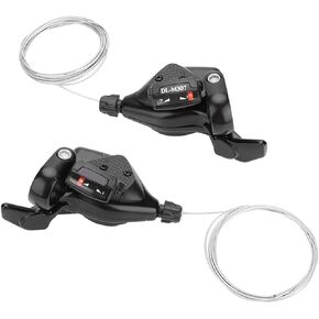 Yosoo 1 Pair Triple 3x7/8/9 Bike Speed Shifter Lever, Aluminum Alloy MTB Mountain Bicycle Derailleur Transmission
