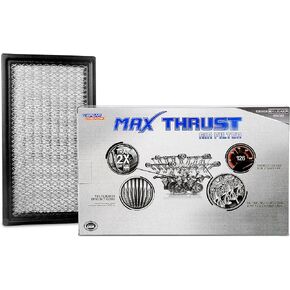 Spearhead Max Thrust Performance Engine Air Filter For All Mileage Vehicles - Increases Power & Improves Acceleration (MT-242)