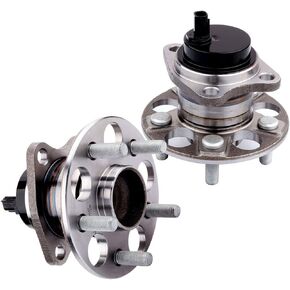 SCITOO 2pcs Rear Wheel Bearing Hub Assembly HA590373 fit for Toyota Prius 2010-2015 W/ABS 5 Lugs