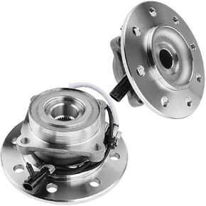 A-Premium 2 x Front Wheel Bearing and Hub Assembly with ABS Compatible with Chevrolet K1500, K2500, K3500, K1500/K2500 Suburban & GMC K1500, K2500, K3500, K1500/K2500 Suburban
