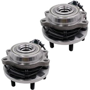 PAROD 2PCS 515065 4WD Wheel Hub & Bearing Assembly Compatible with 2005-2018 Nissan Frontier, 2005-2012 Pathfinder, 2005-2015 Xterra, 2009-2012 Suzuki Equator 6 Lugs W/ABS