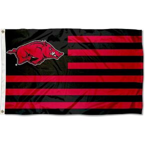 Arkansas Razorbacks Stars and Stripes Nation Flag