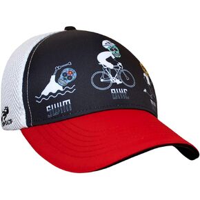 Headsweats Standard Performance Sugar Skulls Trucker Hat for Men and Women, Skelethon, One Size