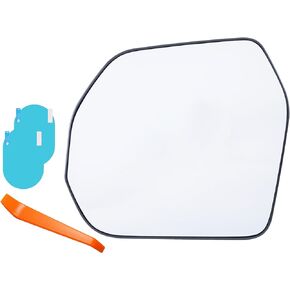 EAP Driver Side Mirror Glass Replacement Compatible with Toyota Tundra 2022-2024, Heated Without Auto Dimming, 87907-0C010, 879070C010