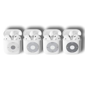 Apple AirPod Case Skin Sticker - iPod Classic Disguise Wheel Airpods Wrap
