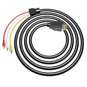 HDMI to RCA Cable, 1080P 5ft/1.5m HDMI Male to 3-RCA Video Audio AV Cable Connector Adapter Transmitter for TV HDTV DVD