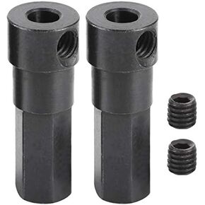 Keenso 2Pcs Rear Wheel Axle Parts, RC Rear Wheel Axle Replacement for D12 Remote Control Car Metal Spare Parts Accessories