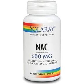 Solaray NAC N-Acetyl-L-Cysteine Supplement, 600 mg | 60 Count