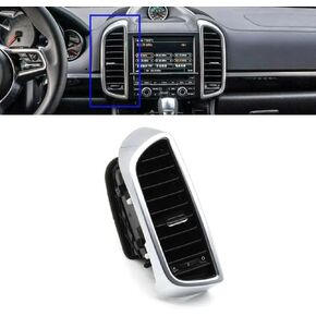 Compatible with Porsche Cayenne 7P5, Front Center Left/Right Air Conditioning Complete Assembly Central Middle AC Vent Outlet Assembly 2010 2011 2012 2013 2014 2015 (Central-Left)