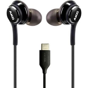 UrbanX OEM 2021 Type-C Stereo Headphones for Honor 70 Braided Cable - with Microphone - Black - USB-C Connector (US Version)