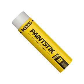 Markal 80260 B Paintstik Solid Paint Ambient Surface Marker, White, King Size, 1" x 4-3/4" (Pack of 12)