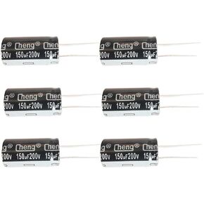 150 فائق التوهج 200 فولت 16X30 +/-20% -40 إلى + 105 درجة مئوية 6 قطع الألومنيوم مُكثَّف كهربائيًا، 150 MFD، مكثف 150 فائق التوهج 200 فولت، مكثف 150 فائق التوهج، مكثف 200 فولت، 150 فائق التوهج، مكثف 150 فائق التوهج 200 فولت، مكثف 200 فولت 150 فائق التوهج in Kuwait